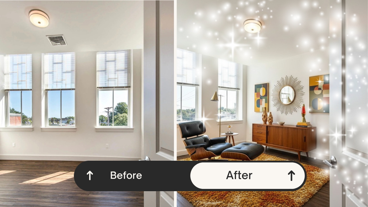 Room Virtual Staging with AI